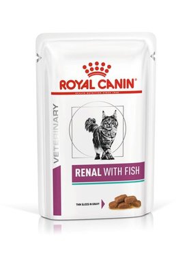 Royal Canin Renal Feline Tuna - Диетический корм для кошек с Тунцом при почечной недостаточности (Пауч) 12 шт
