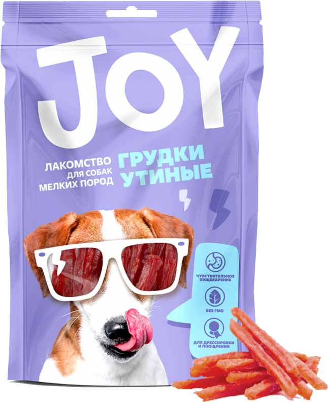 Joy (Джой) Лакомство для собак мелких пород Грудки утиные 60 г