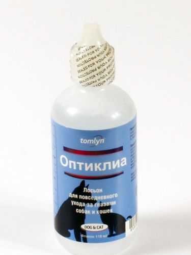 Оптиклиа - Лосьон для глаз Кошек, Собак