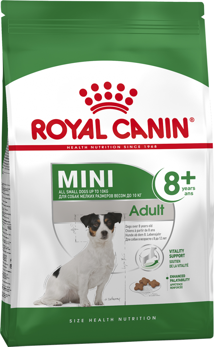 Royal Canin (Роял Канин) Mini Adult 8+ - Корм для собак мелких размеров старше 8 лет 2 кг