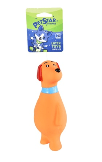 Pet star Игрушка для собак Собачка латекс 19,5 см