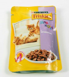 Friskies (Фрискис) Kitten - Корм для котят с Ягненком в Подливе