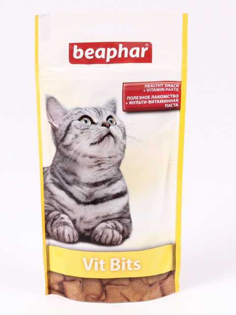 Beaphar (Беафар) - Хрустящие подушечки с Мультивитаминами для Кошек 35 г