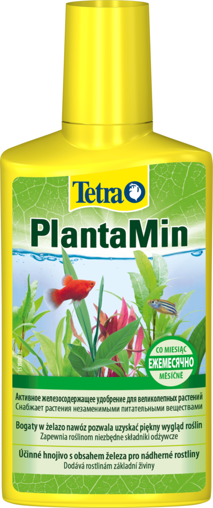 Tetra PlantaMin Жидкое удобрение с Fe и микроэлементами 250 мл 