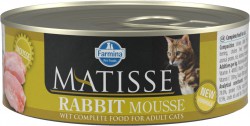 Matisse (Матисс) Консервы для кошек мусс с кроликом 85 г
