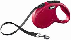 FLEXI (Флекси) - Рулетка NEW CLASSIC XS (3 м, 12 кг) Лента/ремень, красная