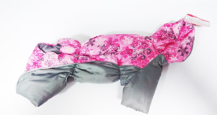 Комбинезон Osso Fashion сука р.25 розово-серый длина спины (25), обхват груди (31-37)
