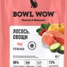 BOWL WOW Влажный корм для стерилизованных кошек и кастрированных котов с лососем и овощами 85 г