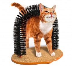 Щетка-арка для кошек для самостоятельного груминга