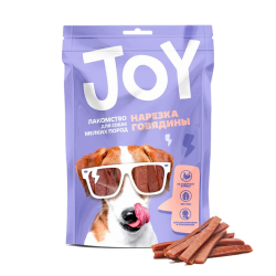 Joy (Джой) Лакомство для собак мелких пород Нарезка говядины 60 г
