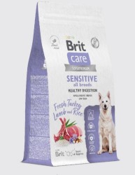 Brit Care (Брит Кэа) Adult Sensitive Healthy Digestion Сухой корм для взрослых собак всех пород с чувствительным пищеварением с индейкой и ягненком 1,5 кг