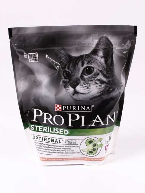 Purina Pro Plan (Пурина Про План) Sterilised Optirenal Сухой корм для кастрированных котов и стерилизованных кошек с лососем 3 кг