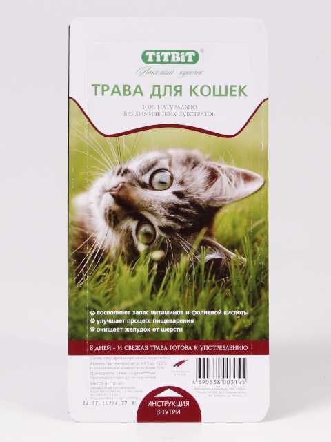 TiTBiT (ТиТБиТ) - Трава для Кошек для проращивания