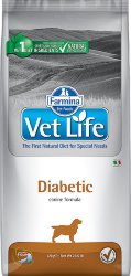 Farmina Vet Life (Фармина Вет Лайф) Diabetic Сухой лечебный корм для собак при диабете 12 кг
