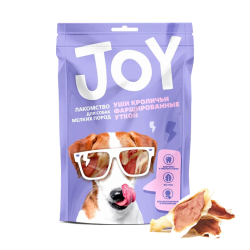 Joy (Джой) Лакомство для собак мелких пород Уши кроличьи фаршированные уткой 60 г