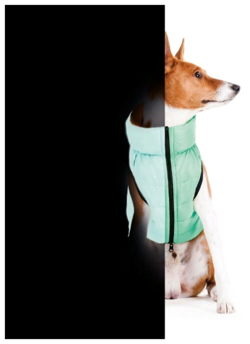 COLLAR AiryVest Lumi куртка д/собак двусторонняя светящаяся, салатово-голубая, размер XS 25