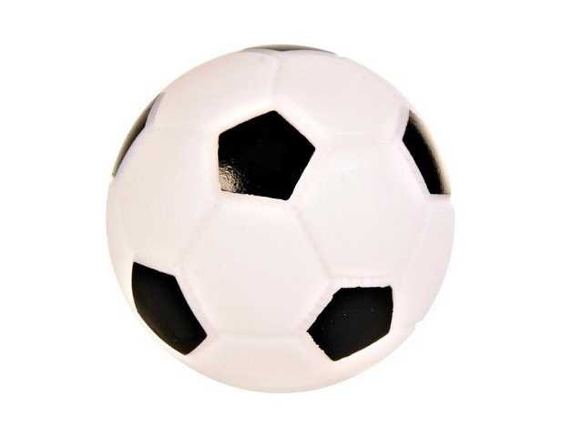 Trixie (Трикси) - Мяч резиновый для собаки "Футбольный" 8 см