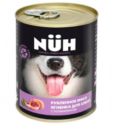 Nuh (Нюх) Консервы для собак средних и крупных пород с ягненком и розмарином 340 г