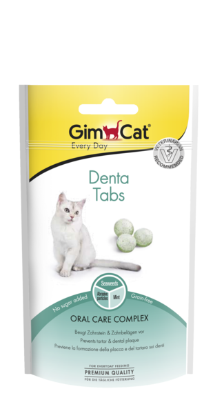 Gimcat (ДжимКэт) Denta Tabs Витамины д/чистки зубов 40г