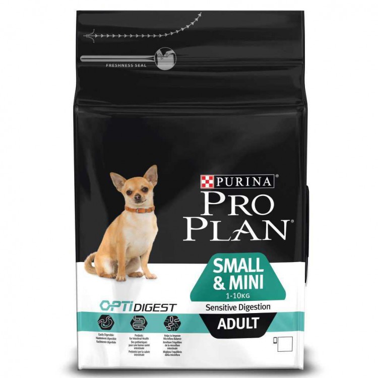 Pro Plan (Про План) Adult Small&Mini Sensitive Digestion - Сухой корм для собак мелких пород 1 - 10 кг с чувствительным пищеварением Ягненок 3 кг