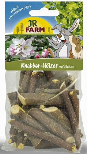 JR Farm Apfelbaum Knabber-holzer Лакомство для грызунов Палочки для грызения из яблони 100 г