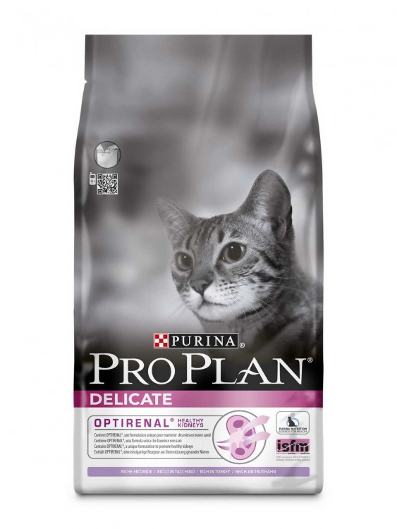 Pro Plan (ПроПлан) Delicate - Корм для кошек с чувствительной Кожей и Пищеварением с Индейкой 3 кг