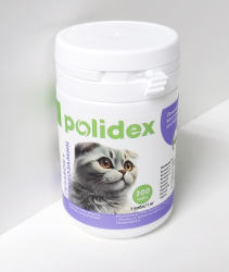 POLIDEX Gelabon plus Glucozamine (Полидекс Гелабон плюс Глюкозамин) - Витамины д/кошек 200 табл