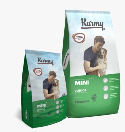 Сухой корм Karmy Mini Junior для щенков до 1 года 10 кг