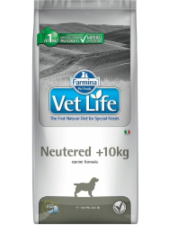 Farmina Vet Life (Фармина Вет Лайф) Neutered Dog > 10 кг Сухой лечебный корм для кастрированных и стерилизованных собак весом более 10 кг 12 кг