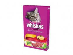 Whiskas (Вискас) - Вкусные подушечки с Говядиной, Ягненком, Кроликом (Сыр, Яйцо)