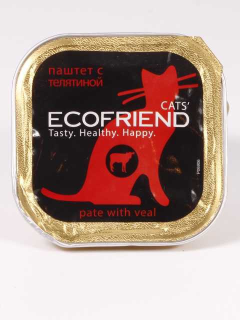 Ecofriend (Экофренд) - Паштет с Телятиной для кошек