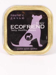 Ecofriend (Экофренд) - Паштет с Дичью для собак