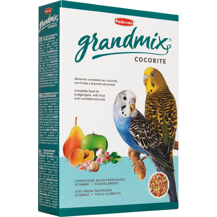 Padovan Grandmix (Падован Грандмикс) Cocorite Корм для волнистых попугаев 400 г