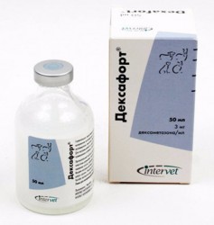 Дексафорт суспензия для инъекций для лечения воспалительных процессов у животных 50 мл (аналог Дексалека)