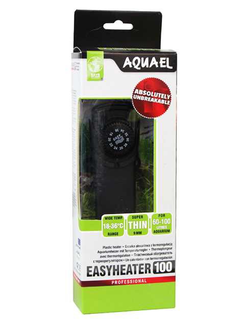AquaEl (АкваЭль) Easyheater 100 - Обогреватель пластиковый, небьющийся с терморегулятором 20 см (EH - 100W)