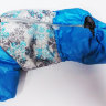 Osso Комбинезон для собак Снежинка голубой, размер 25, девочка