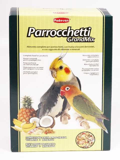 Padovan (Падован) GrandMix Parrocchetti - Корм для Средних попугаев 400 г