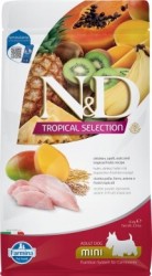 Farmina N&D (Фармина НД) Tropical Selection Mini Сухой низкозерновой корм для взрослых собак мелких пород с курицей, спельтой и тропическими фруктами 1,5 кг