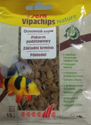Sera (Sera (Сера) Vipachips Nature Основной корм для рыб 15 г (тонущие чипсы, пакет саше)