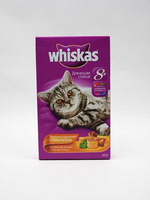 Whiskas (Вискас) - Аппетитное ассорти Паштет 8+