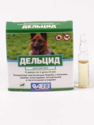 Дельцид для собак, зеленый (5*2мл)