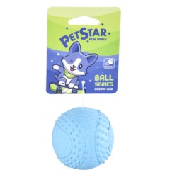 Pet star Игрушка для собак Мяч фактурный термопластичная резина 6,2 см