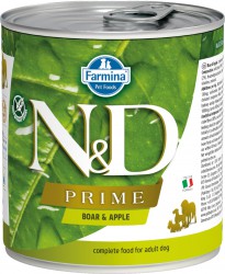 Farmina N&D Prime (Фармина НД Прайм) Консервы беззерновые для взрослых собак всех пород с кабаном и яблоками 285 г