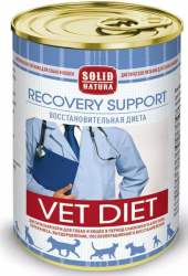 SOLID NATURA VET Recovery support Диетический корм для кошек и собак 340г