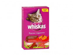 Whiskas (Вискас) - Вкусные подушечки с Говядиной, Ягненком и Кроликом (Печёночный паштет)