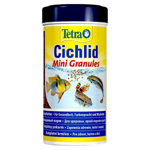 Tetra (Тетра) Cichlid Mini Granules Корм для небольших цихлид (гранулы) 110 г 250 мл