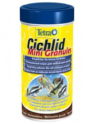 Tetra (Тетра) Cichlid Mini Granules - Корм для мелких Цихлид (Гранулы) 110 гр 250 мл