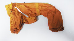 Тузик Комбинезон Йорк №2 кобель теплый, длина спины (31), обхват груди (38-39), оранжевый/бронзовый