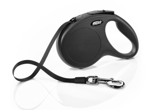 FLEXI Рулетка NEW CLASSIC M/L (5 м, 50 кг) ремень Черный