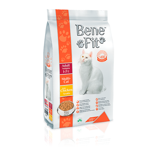 Benefit (Бенефит) Adult Multi Cat Сухой корм для взрослых кошек с 1 до 7 лет с курицей 12 кг 
